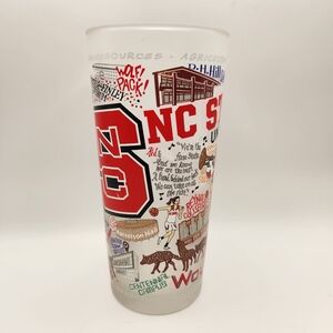 Catstudio‎ NC State University Collegiate Frosted Glass - Wolfpack Ncsu Raleigh